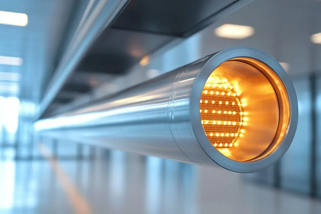 Tube radiant gaz : bien chauffer un bâtiment municipal sans chauffer dans le vide