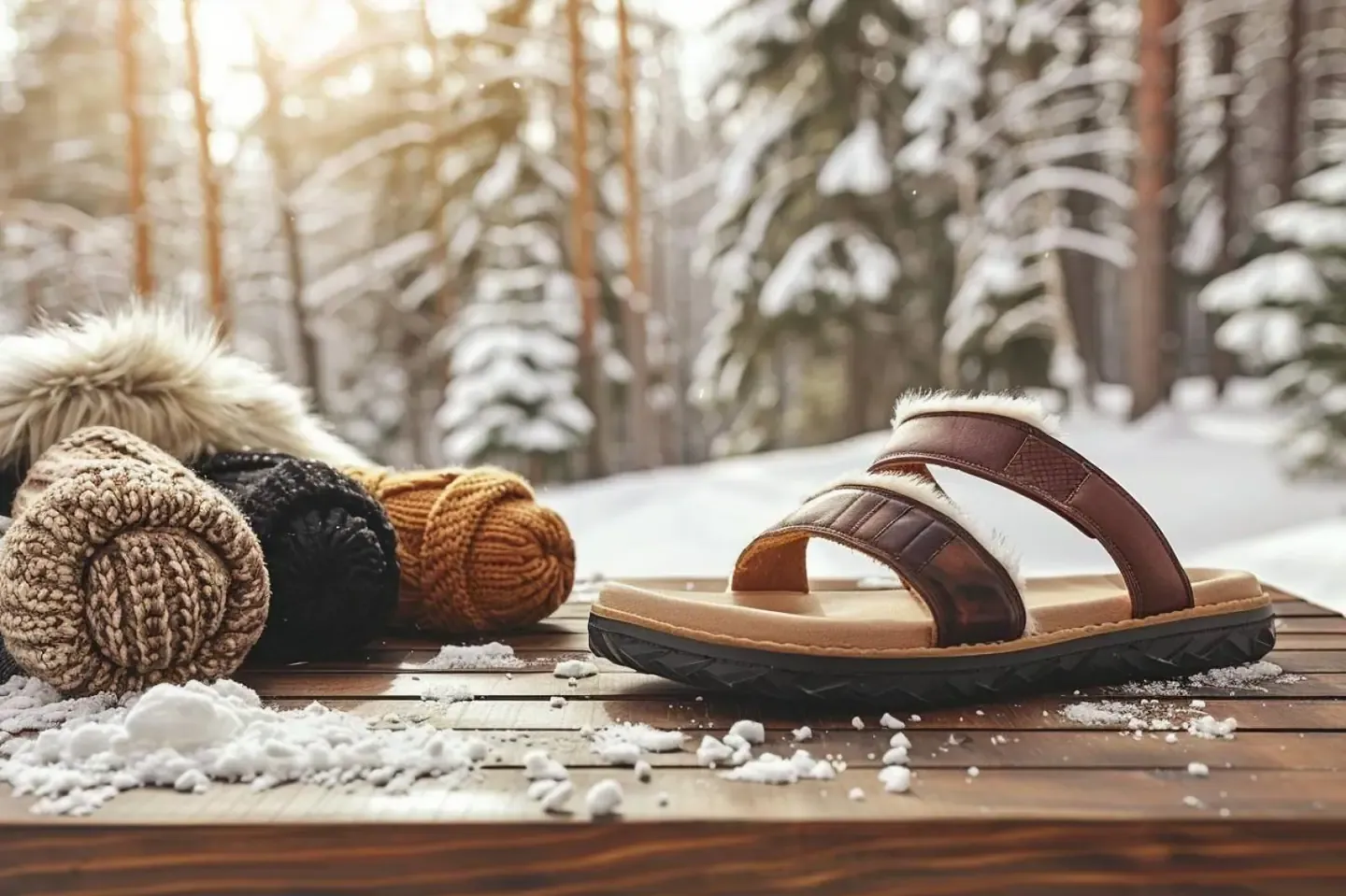Comment porter des sandales femme en hiver sans perdre en confort ni en style