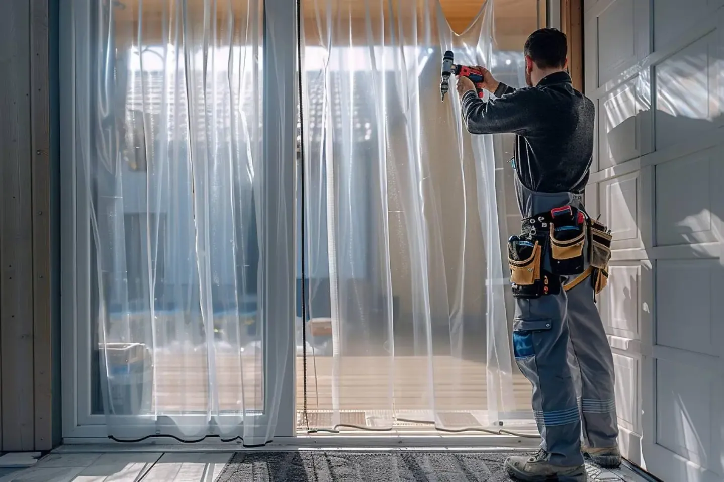 Installer un rideau d’air chaud sur une porte d’entrée : mes conseils pour une pose efficace