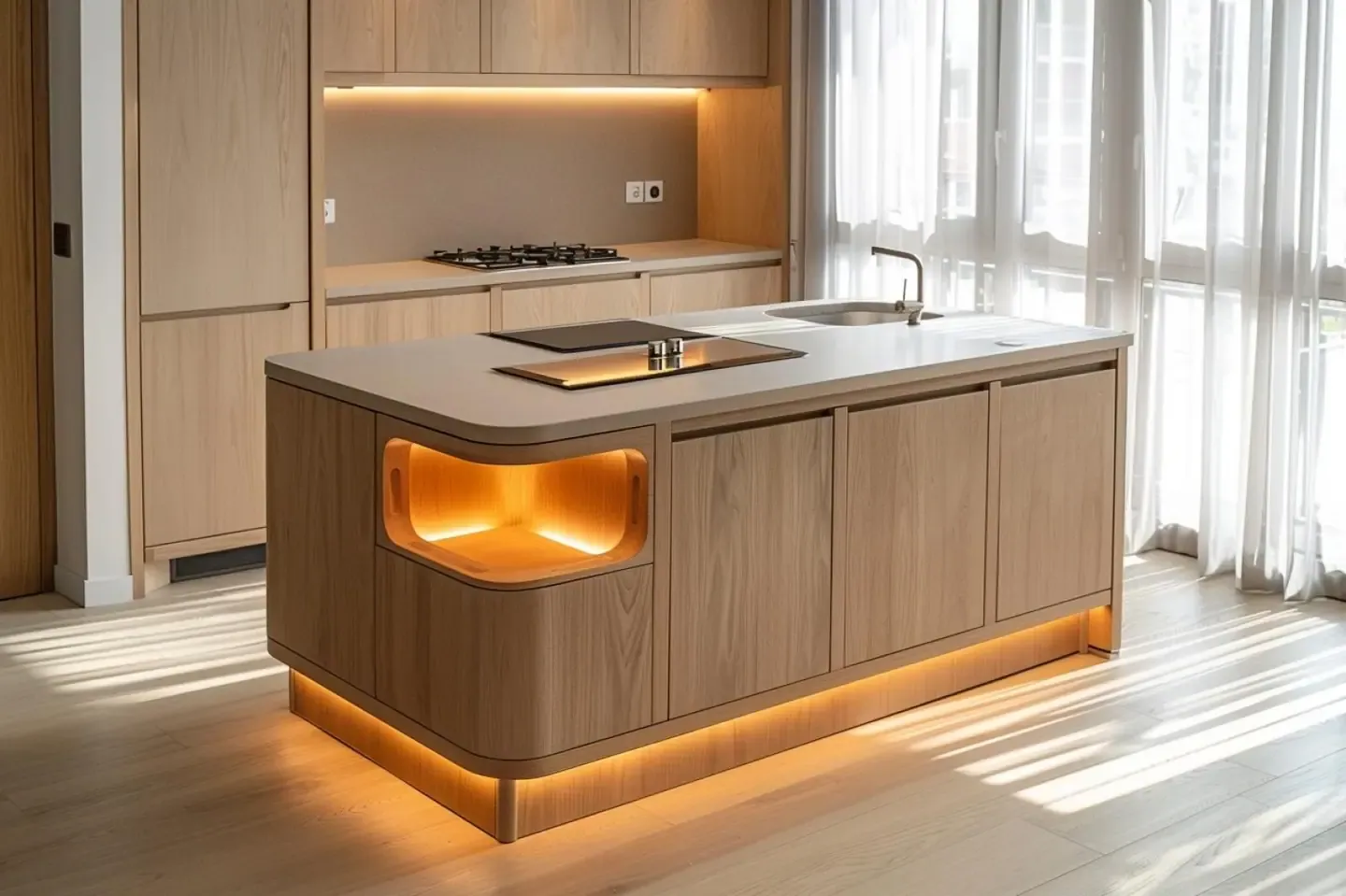Optimiser une petite cuisine avec un îlot central sans l’encombrer