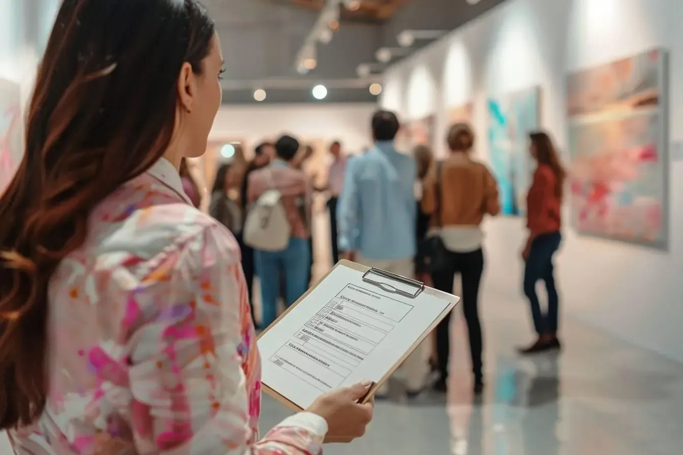 Organiser un vernissage : ma méthode simple pour préparer une soirée fluide et sensible
