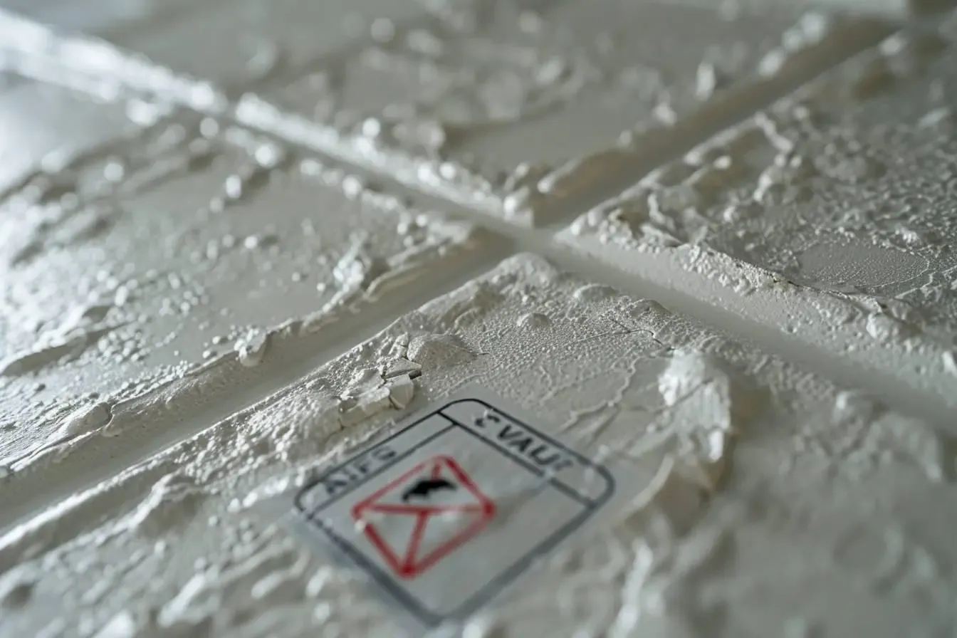 Plaques de polystyrène au plafond : pourquoi elles posent problème
